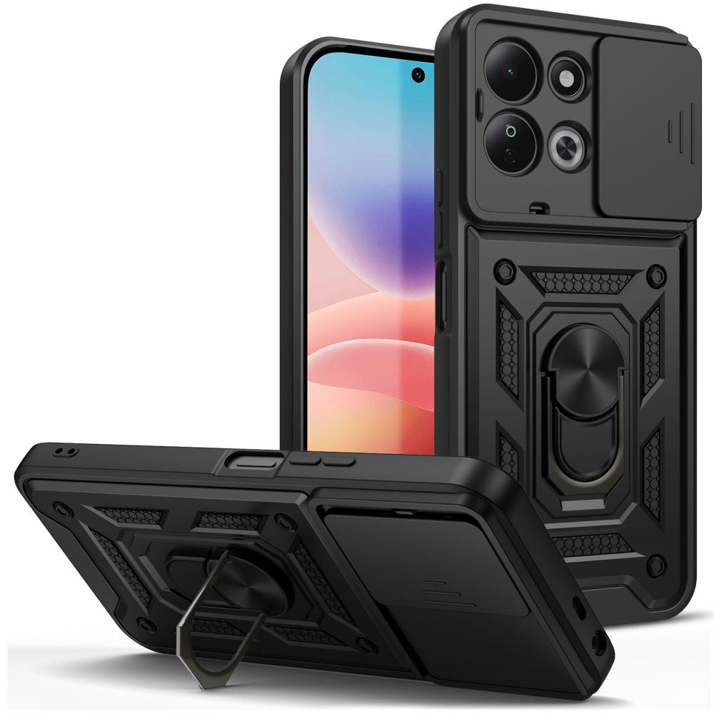 Husa Tech-protect Camshield Pro pentru Xiaomi Redmi 17 4G / 5G - Negru