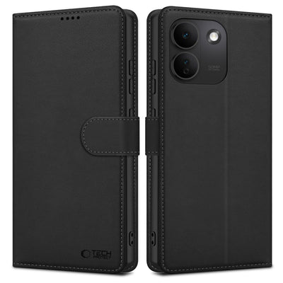 Husa Tech-protect portofel pentru Xiaomi Redmi Note 17 Pro Max 5G - mat Negru