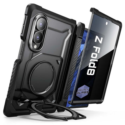 Husa Supcase UB Grip Mag Magsafe Privacy pentru Samsung Galaxy Z Fold 8 - Negru