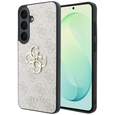 Husa Guess piele 4G Metal Logo pentru Samsung Galaxy S26 FE - Roz