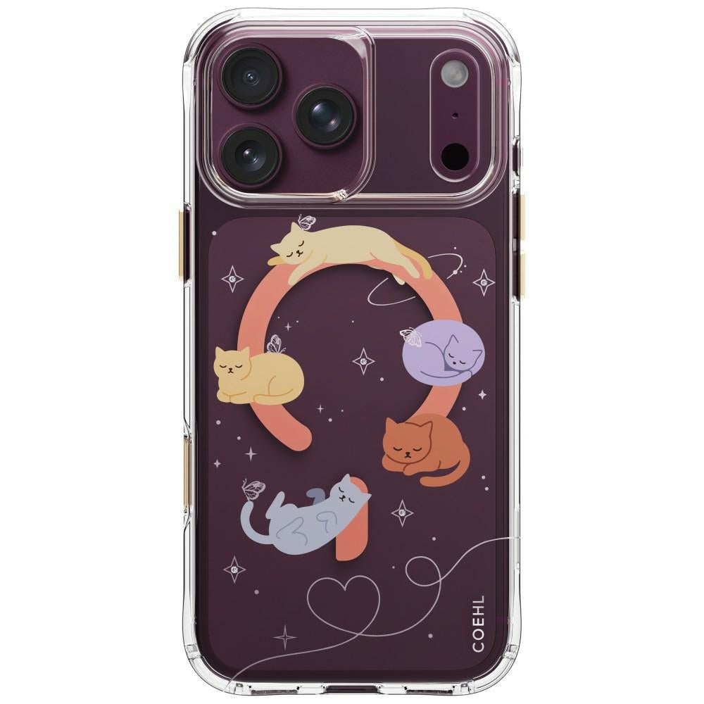 Husa Uniq Coehl Elysie Magnetic Charging pentru iPhone 18 Pro Max / 17 Pro Max - Multicolor