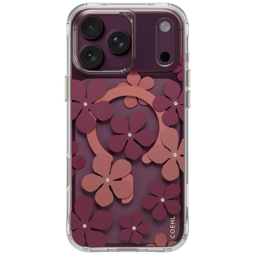 Husa Uniq Coehl Mila Magnetic Charging pentru iPhone 18 Pro Max / 17 Pro Max - Burgundy