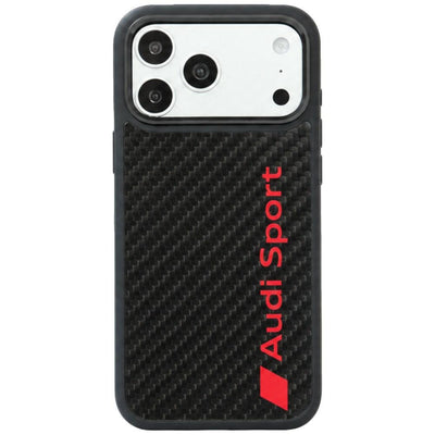 Husa Audi R8 Carbon Fiber Magsafe pentru iPhone 18 Pro Max / 17 Pro Max - Negru