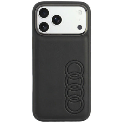 Husa Audi TT piele sintetica Magsafe pentru iPhone 18 Pro Max / 17 Pro Max - Negru