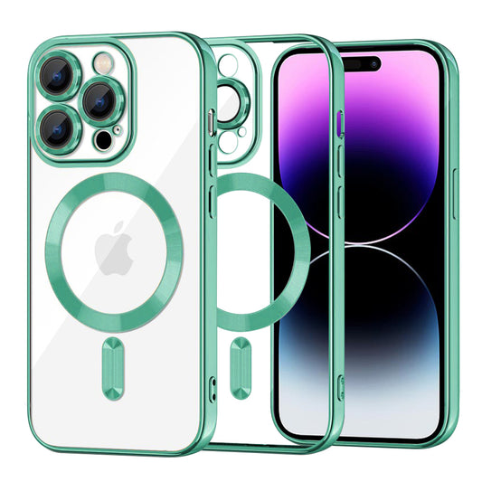 Techsuit - Luxury Crystal MagSafe - iPhone 14 Pro Max - Light Green