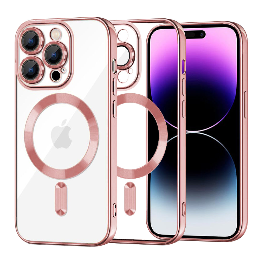 Techsuit - Luxury Crystal MagSafe - iPhone 14 Pro Max - Pink