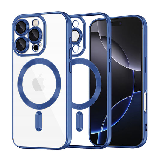 Techsuit - Luxury Crystal MagSafe - iPhone 16 Pro Max - Deep Blue