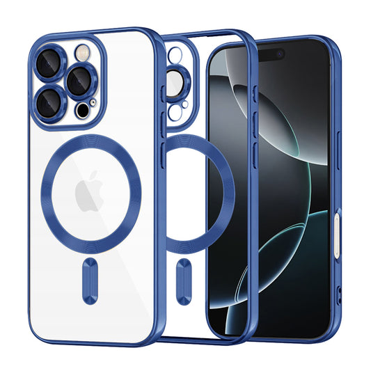 Techsuit - Luxury Crystal MagSafe - iPhone 16 Pro - Deep Blue