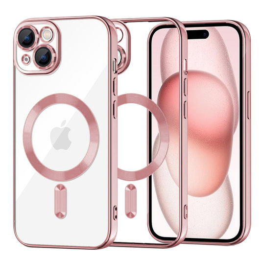 Techsuit - Luxury Crystal MagSafe - iPhone 15 - Pink