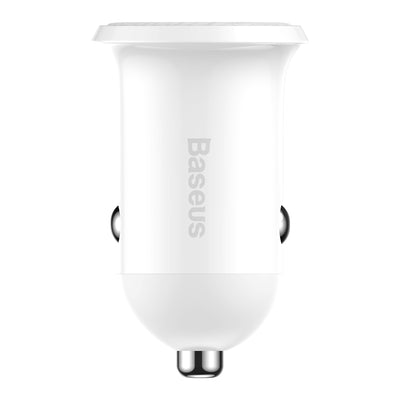 Incarcator auto Baseus Grain Pro 2x USB 4,8A Alb