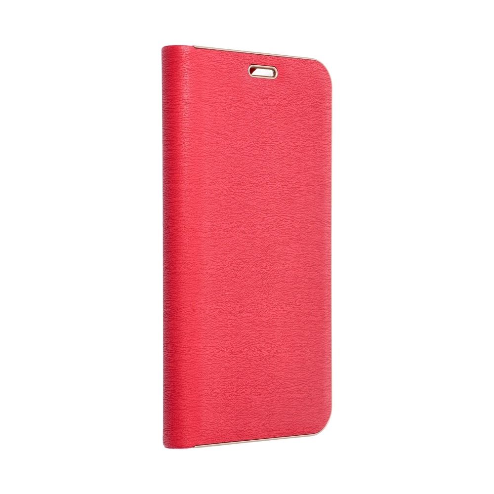 Husa Luna Book Auriu Flip pentru Xiaomi Redmi Note 10 5G / Poco M3 PRO / Poco M3 PRO 5G Rosu