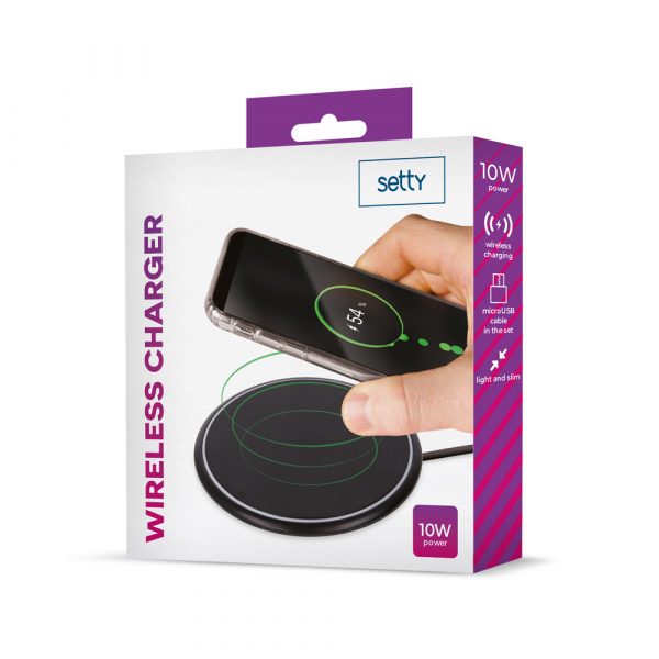 Încărcător wireless Setty 10W