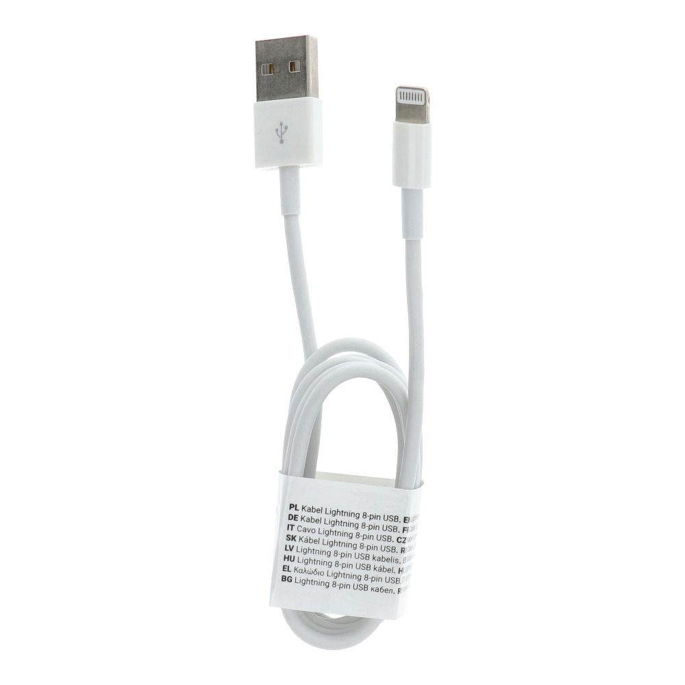 Cablu USB A To Lightning C601 1 M Alb