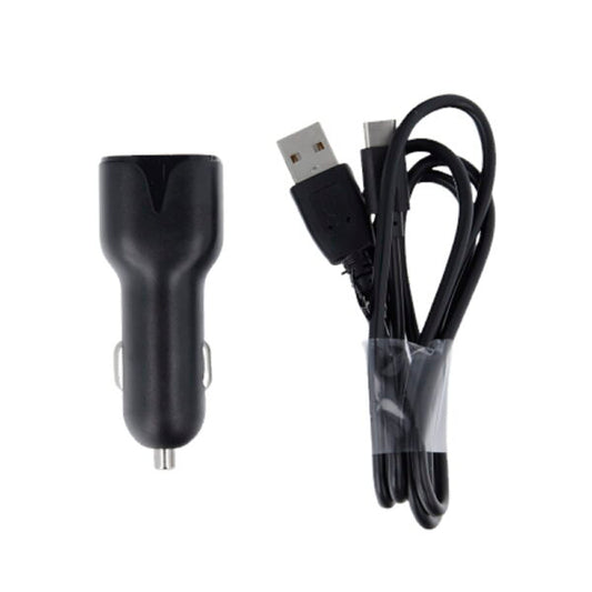 Maxlife MXCC‑01 – Încărcător Auto, 2×USB, 2.4A, Negru + Cablu USB‑C