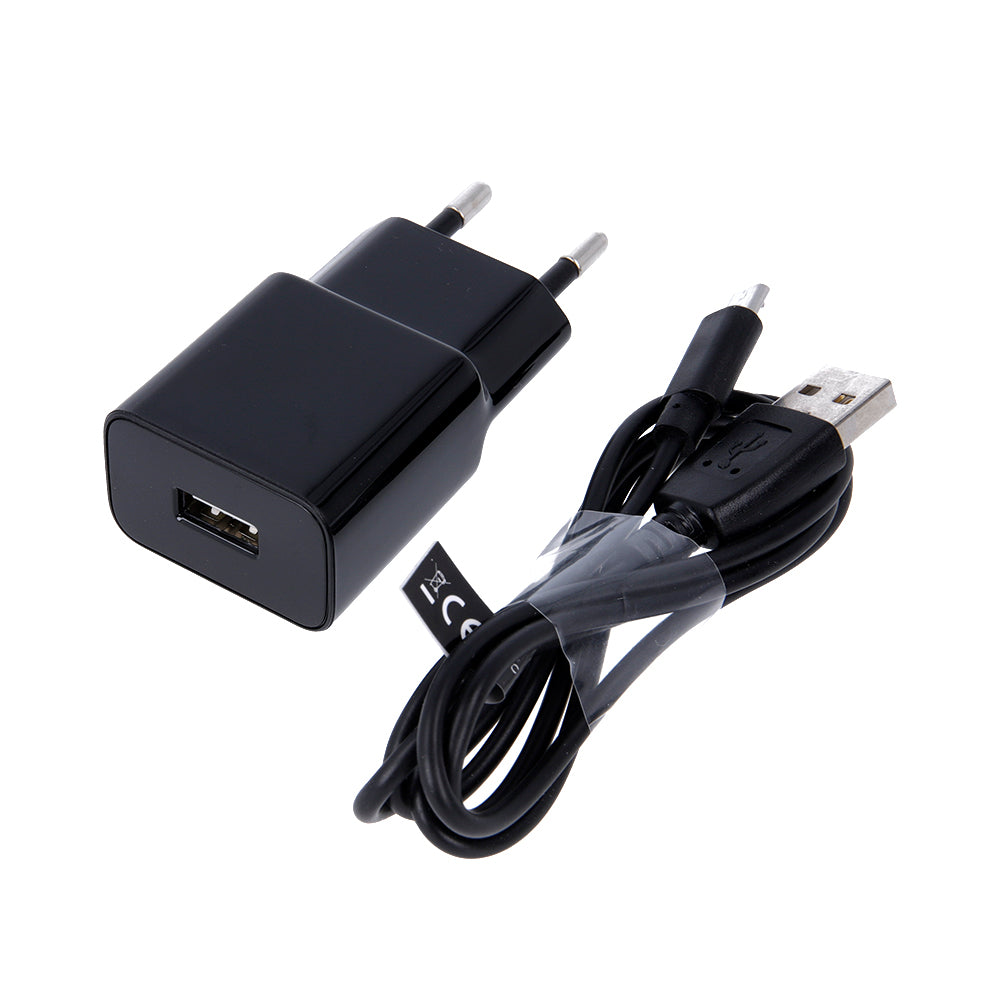 Cablu Maxlife Mxtc-01 Incarcator 1x USB 2.1A Negru + Microusb