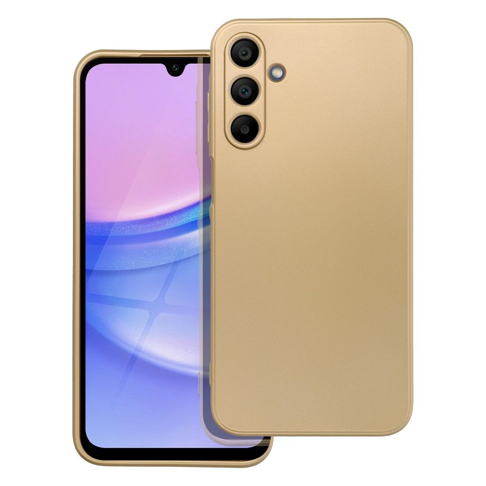 Husa Metallic pentru Samsung A15 5G / A15 4G Auriu