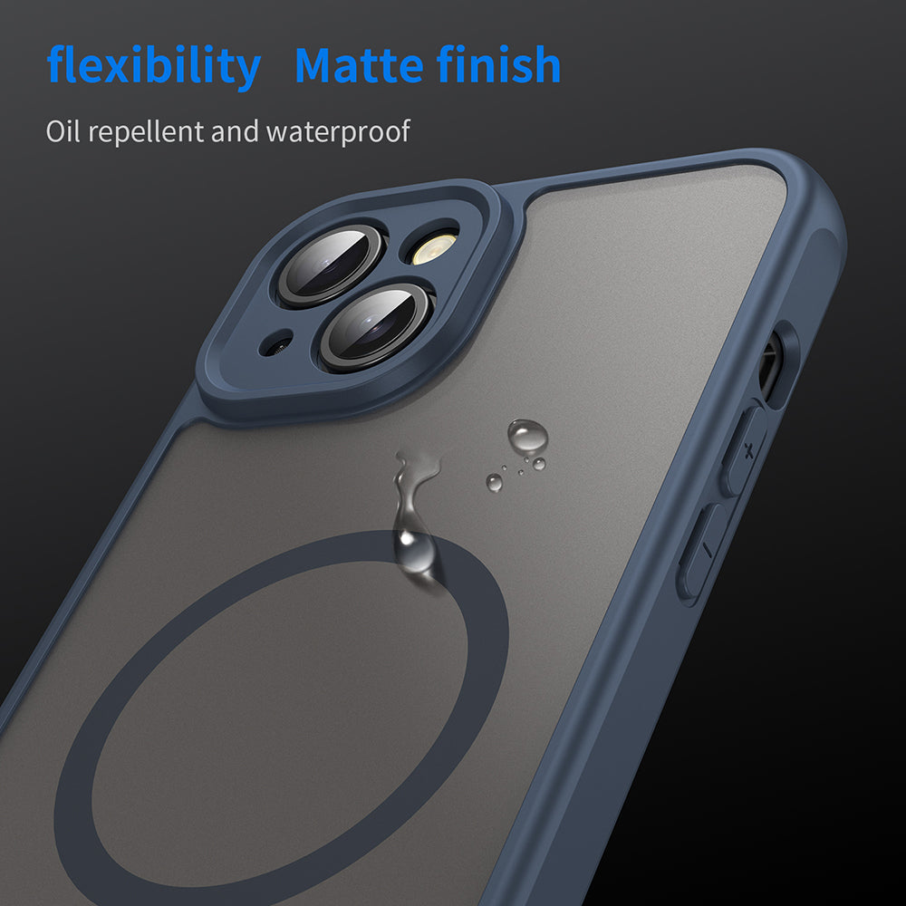 Techsuit - HaloFrost II MagSafe - iPhone 14 - Navy Blue