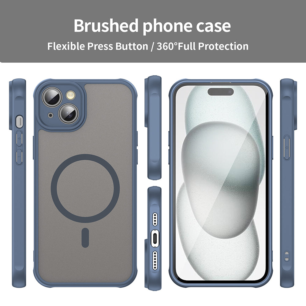 Techsuit - HaloFrost II MagSafe - iPhone 14 Plus - Navy Blue
