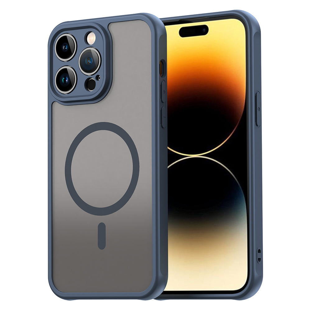 Techsuit - HaloFrost II MagSafe - iPhone 14 Pro - Navy Blue