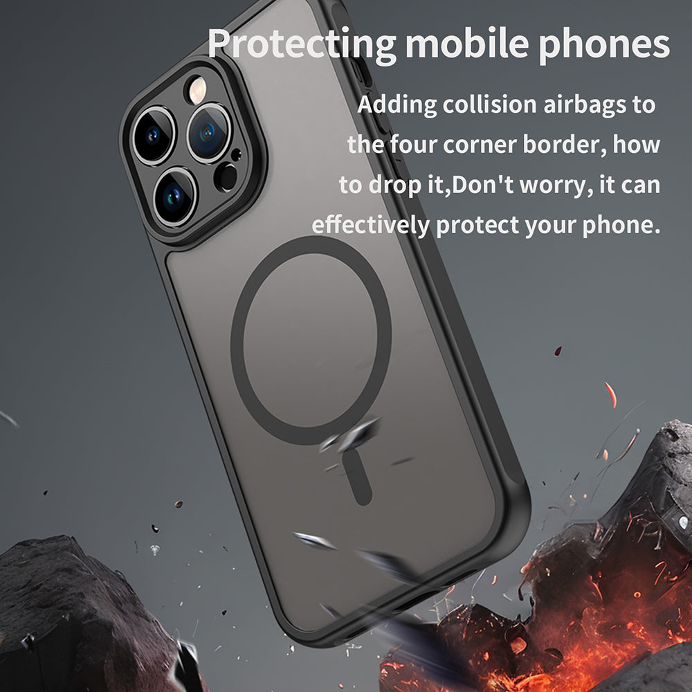 Techsuit - HaloFrost II MagSafe - iPhone 14 Pro Max - Black