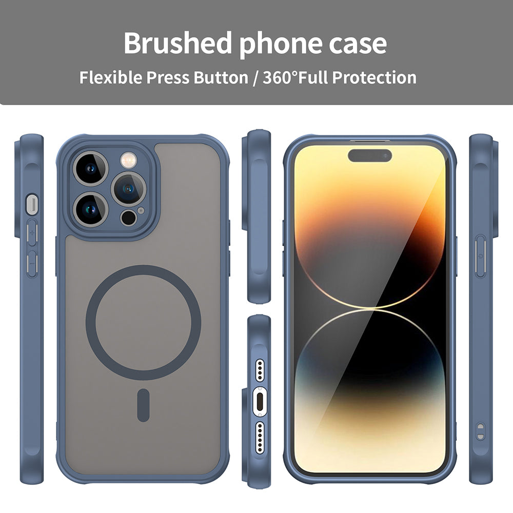 Techsuit - HaloFrost II MagSafe - iPhone 14 Pro Max - Navy Blue