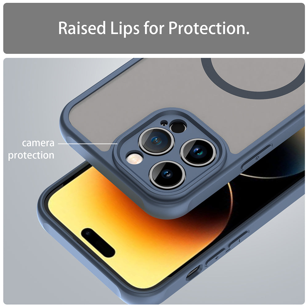 Techsuit - HaloFrost II MagSafe - iPhone 14 Pro Max - Navy Blue