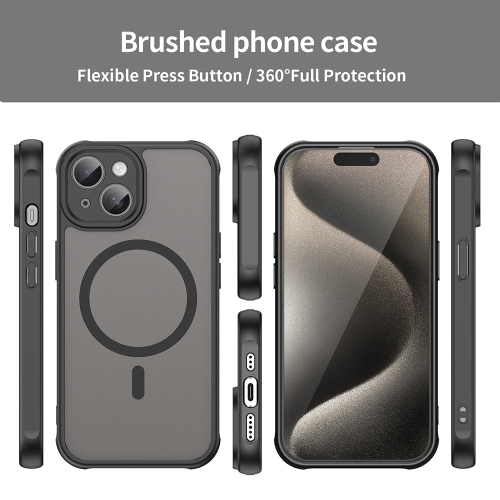 Techsuit - HaloFrost II MagSafe - iPhone 15 - Black