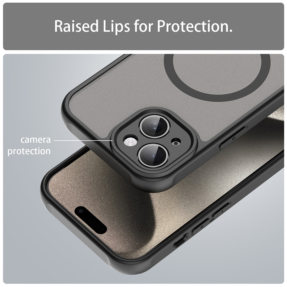 Techsuit - HaloFrost II MagSafe - iPhone 15 - Black