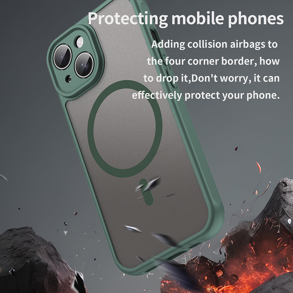 Techsuit - HaloFrost II MagSafe - iPhone 15 - Green