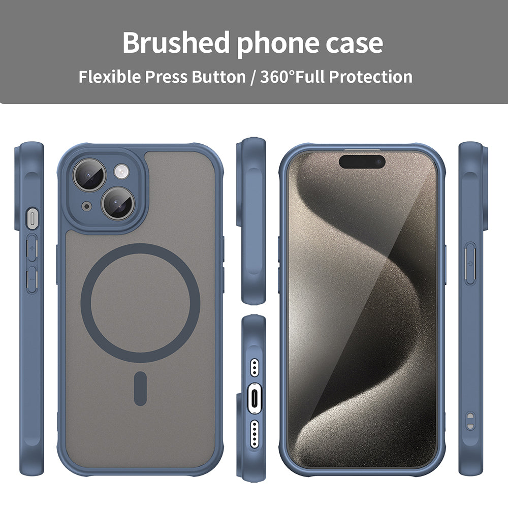 Techsuit - HaloFrost II MagSafe - iPhone 15 - Navy Blue