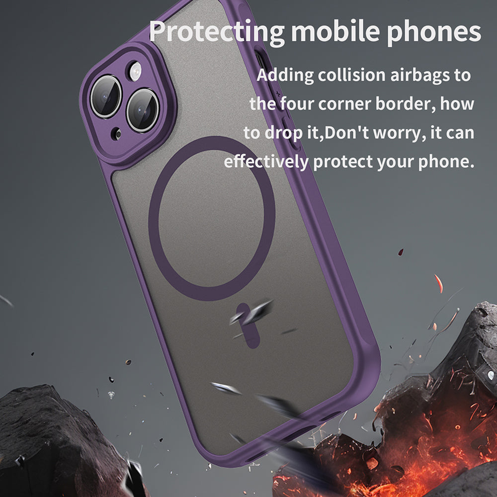 Techsuit - HaloFrost II MagSafe - iPhone 15 - Purple