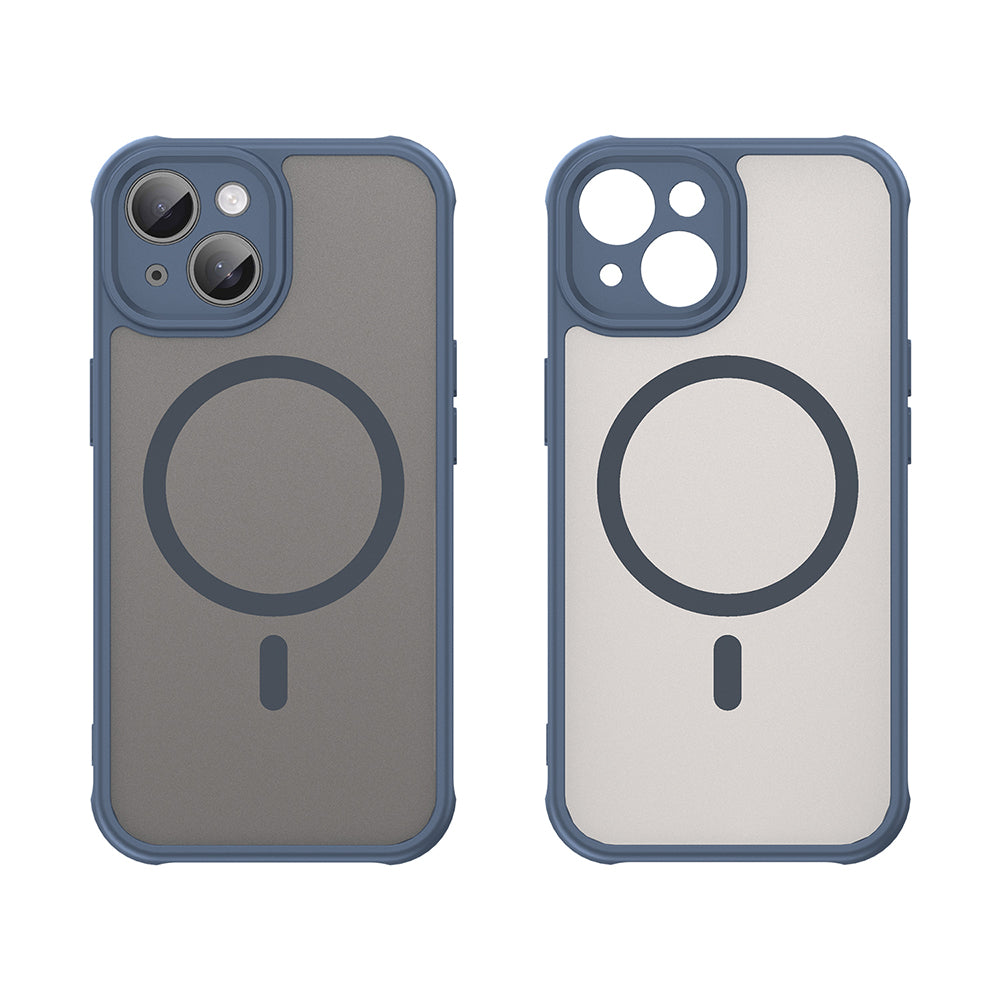 Techsuit - HaloFrost II MagSafe - iPhone 15 Plus - Navy Blue