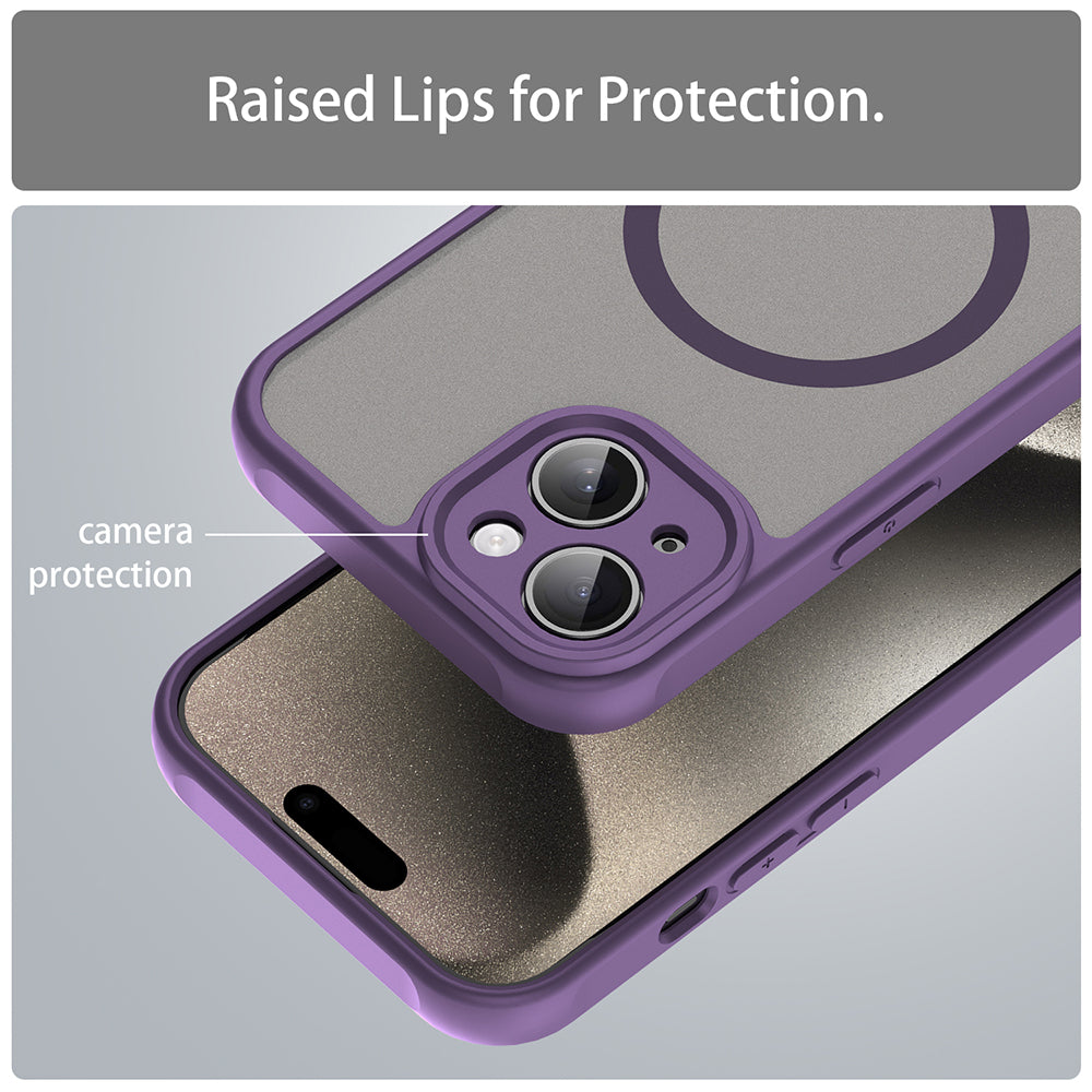 Techsuit - HaloFrost II MagSafe - iPhone 15 Plus - Purple