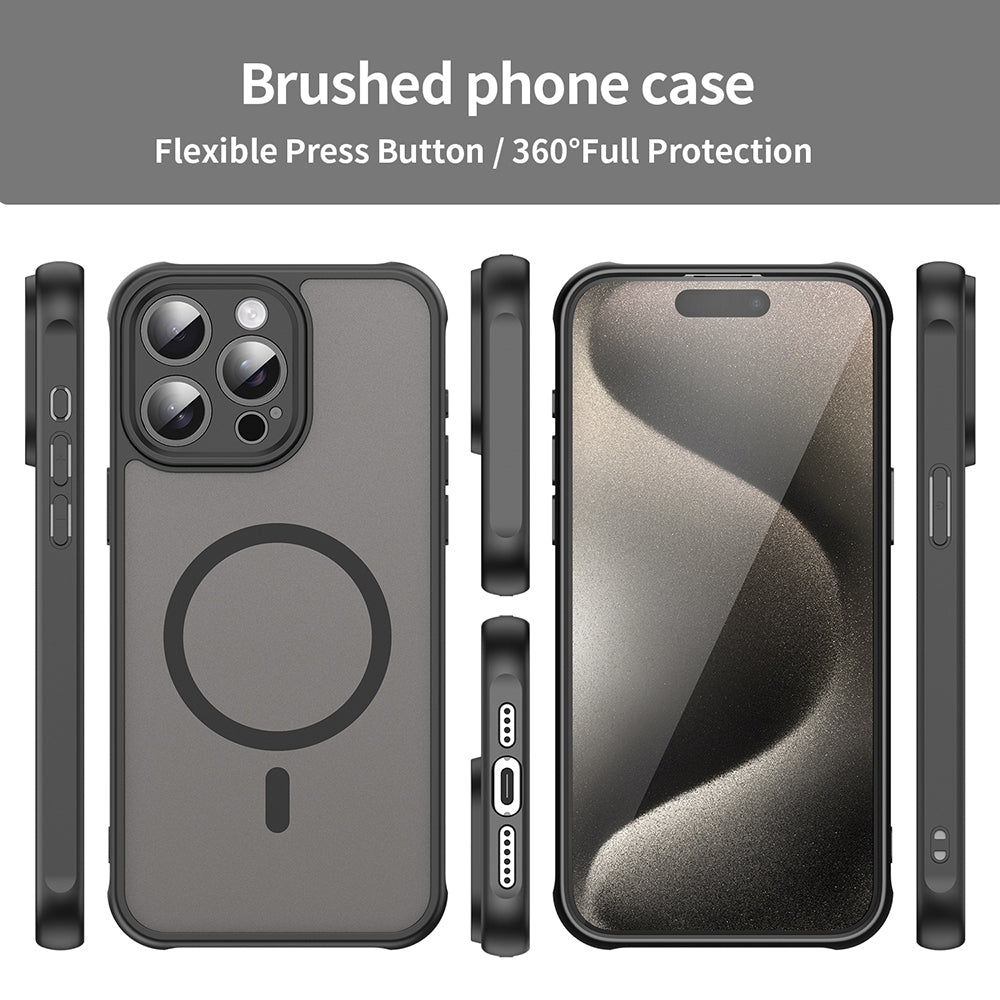 Techsuit - HaloFrost II MagSafe - iPhone 15 Pro - Black