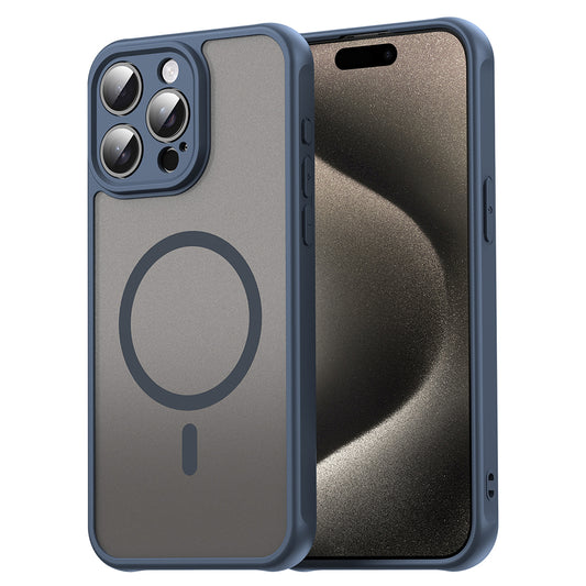 Techsuit - HaloFrost II MagSafe - iPhone 15 Pro - Navy Blue