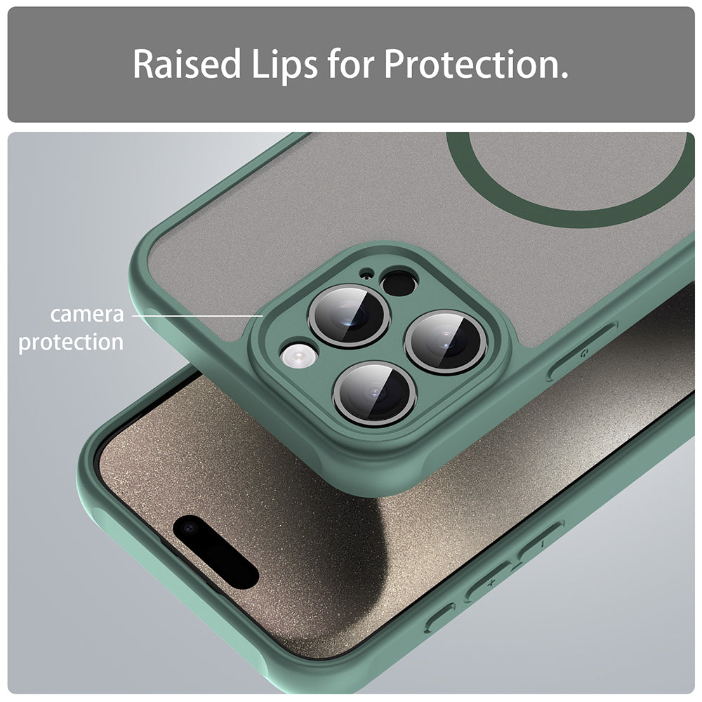 Techsuit - HaloFrost II MagSafe - iPhone 15 Pro Max - Green