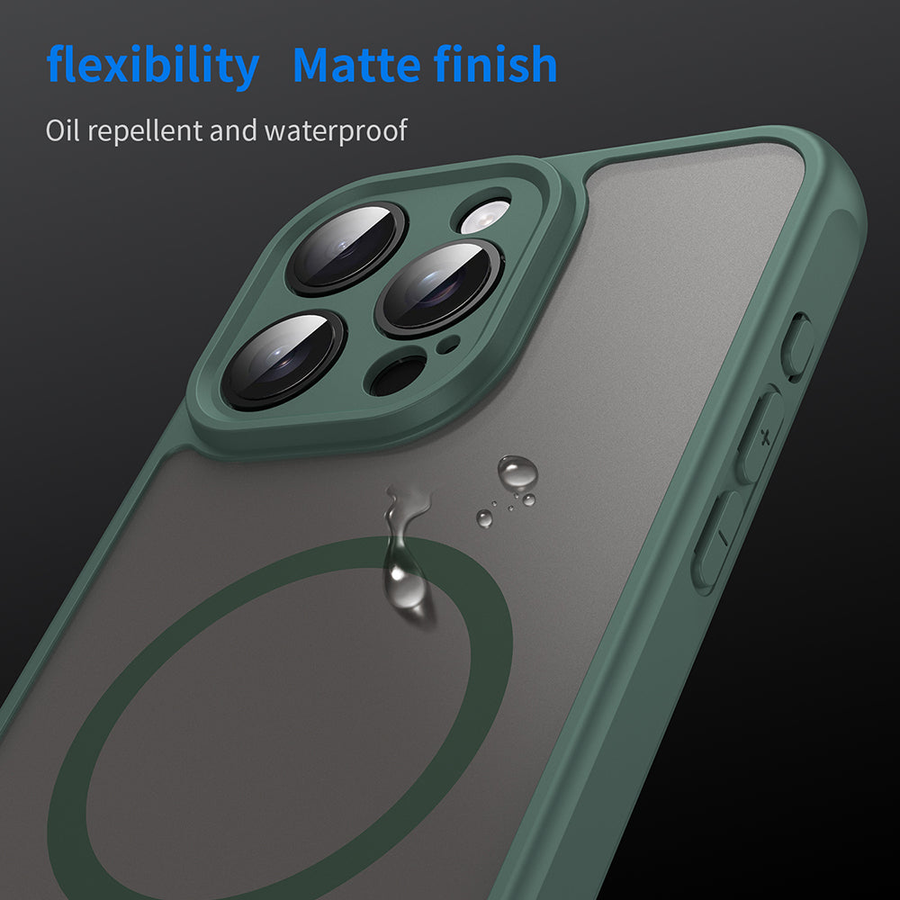 Techsuit - HaloFrost II MagSafe - iPhone 15 Pro Max - Green