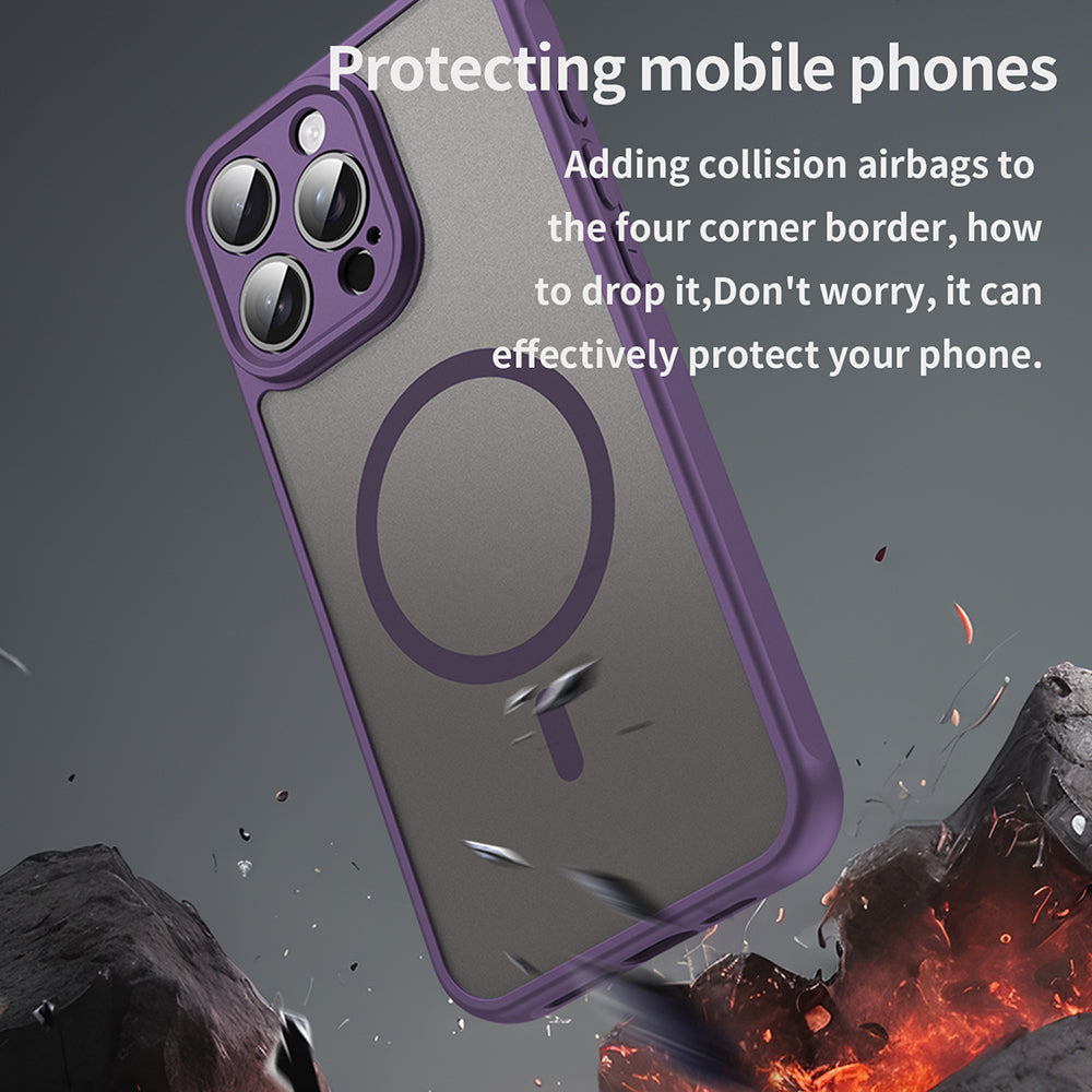 Techsuit - HaloFrost II MagSafe - iPhone 15 Pro Max - Purple