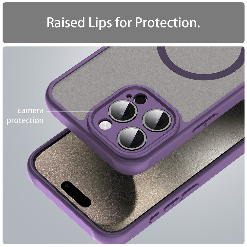Techsuit - HaloFrost II MagSafe - iPhone 15 Pro Max - Purple