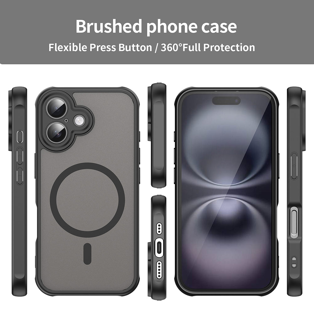 Techsuit - HaloFrost II MagSafe - iPhone 16 - Black