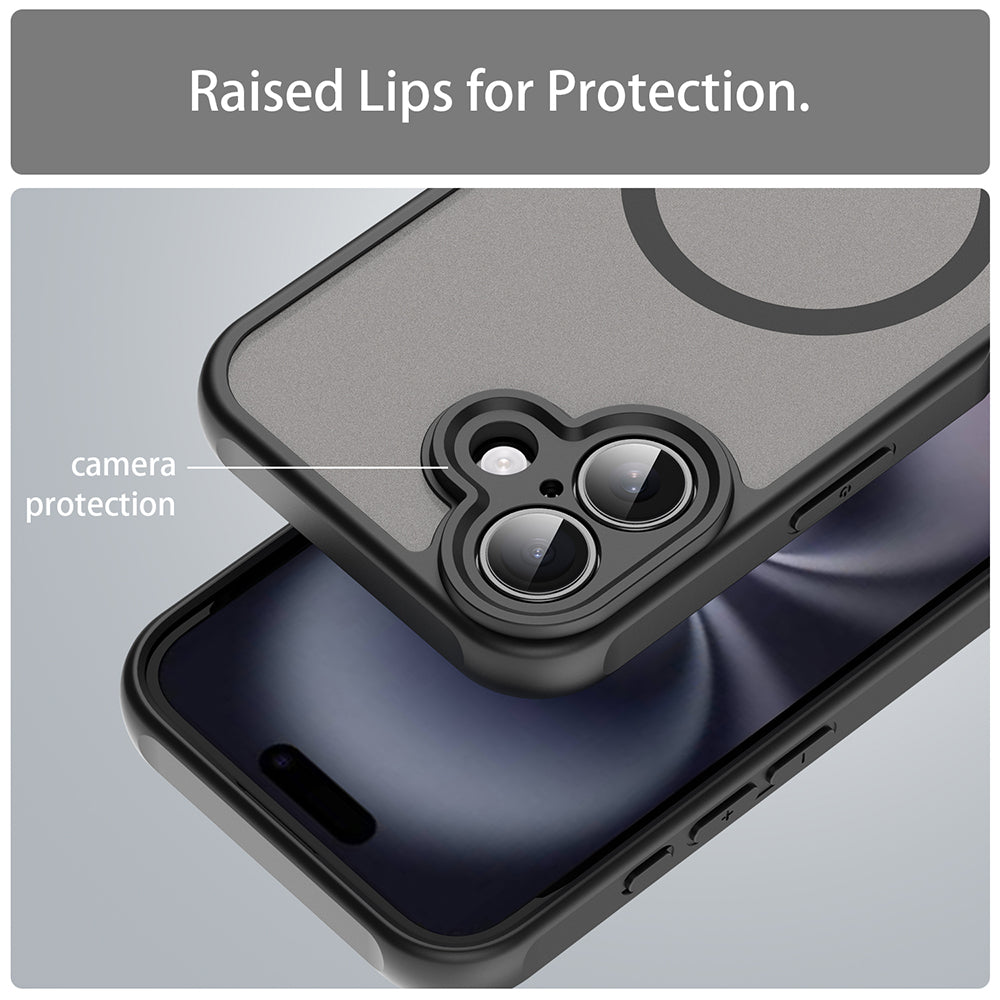 Techsuit - HaloFrost II MagSafe - iPhone 16 - Black