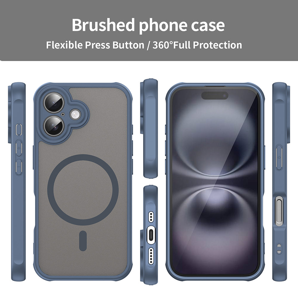 Techsuit - HaloFrost II MagSafe - iPhone 16 Plus - Navy Blue