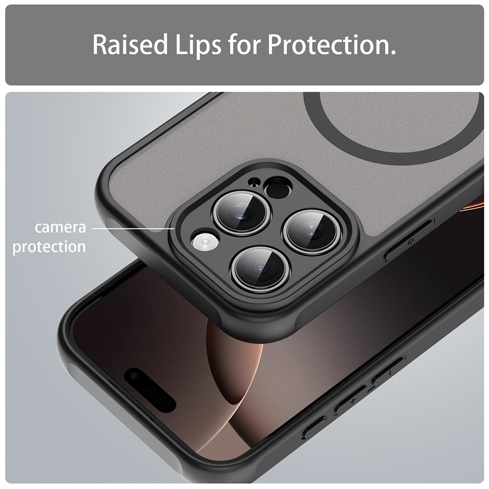 Techsuit - HaloFrost II MagSafe - iPhone 16 Pro - Black