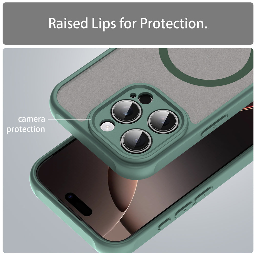 Techsuit - HaloFrost II MagSafe - iPhone 16 Pro - Green