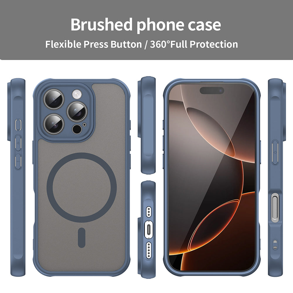 Techsuit - HaloFrost II MagSafe - iPhone 16 Pro - Navy Blue