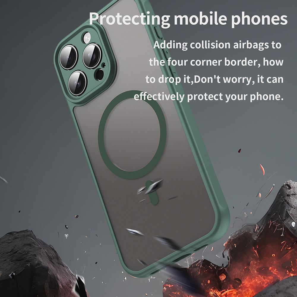 Techsuit - HaloFrost II MagSafe - iPhone 16 Pro Max - Green