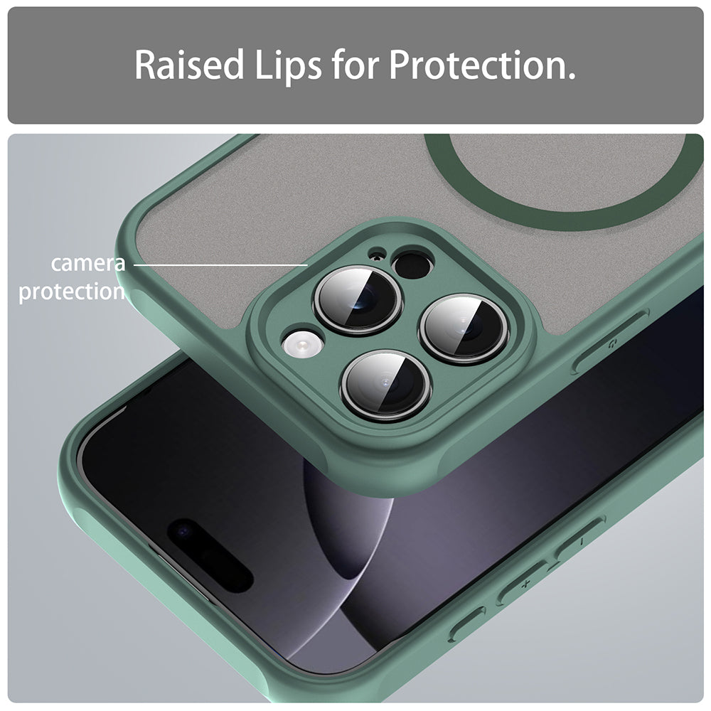 Techsuit - HaloFrost II MagSafe - iPhone 16 Pro Max - Green