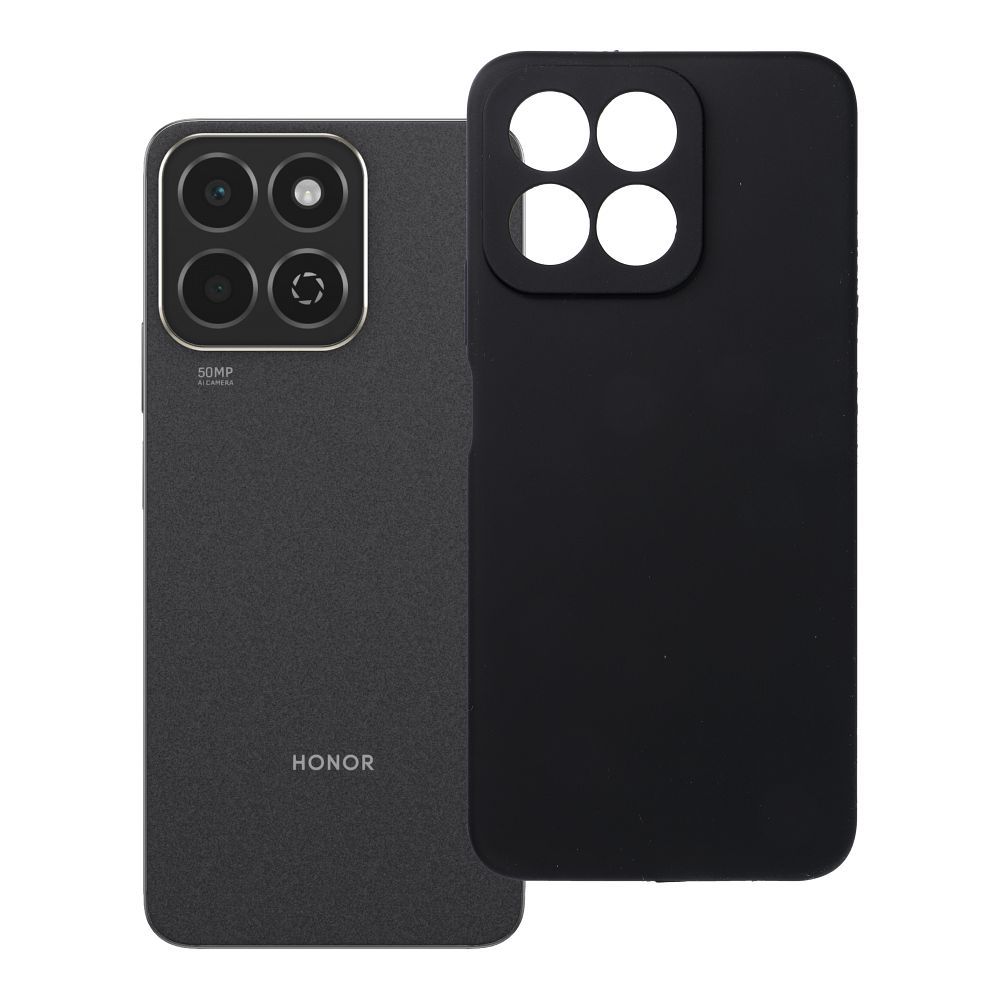 Husa pentru Honor 200 Smart Silicone 2mm (Camera Protection) Negru