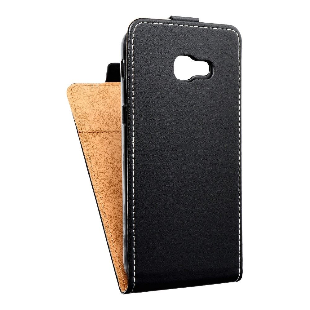 Husa Vertical Flip pentru Samsung A5 2017 Slim Flexi Fresh Negru