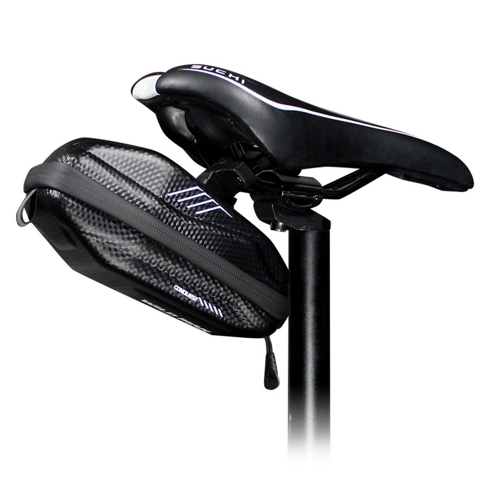 Husa Wildman Traveling Bag Under Bicycle Saddle cu Zipper E7S 0,8L Negru